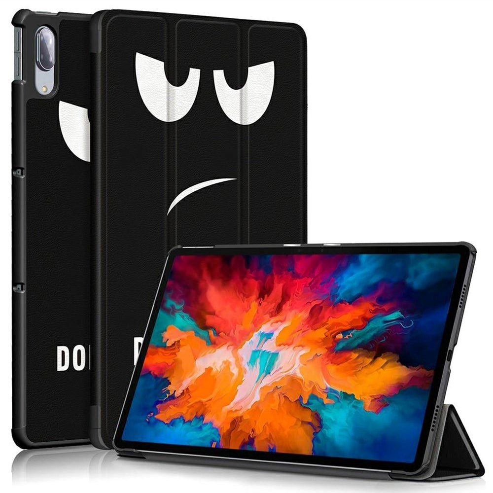 Lenovo Tab P11 Pro Tri-Fold Leather Case - Don't Touch Me