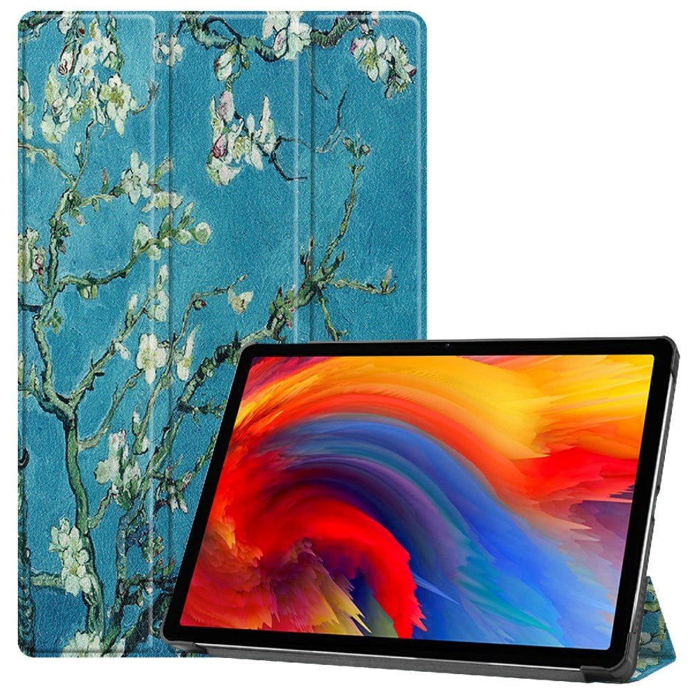 Lenovo Pad Plus Tri-Fold Leather Case - Floral Branches