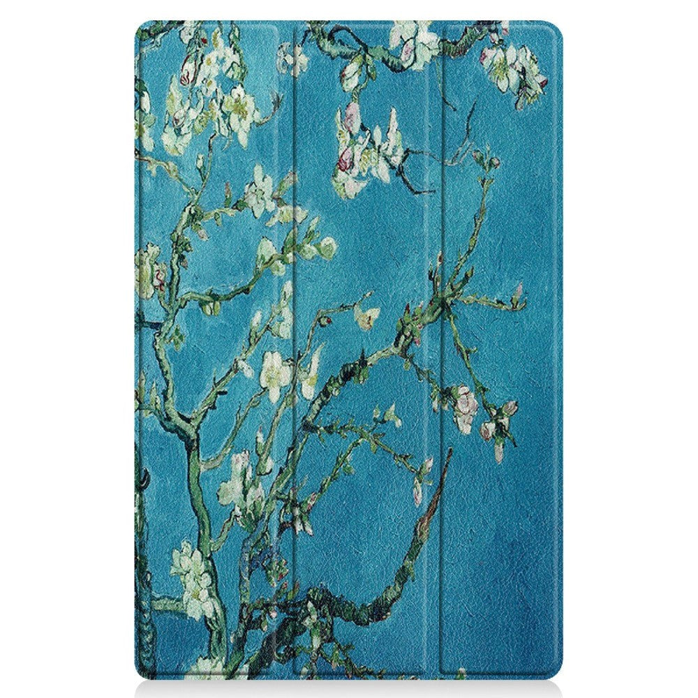 Lenovo Pad Plus Tri-Fold Leather Case - Floral Branches