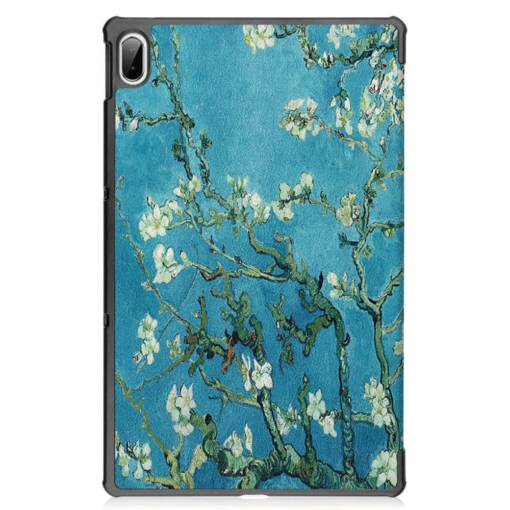 Lenovo Pad Plus Tri-Fold Leather Case - Floral Branches