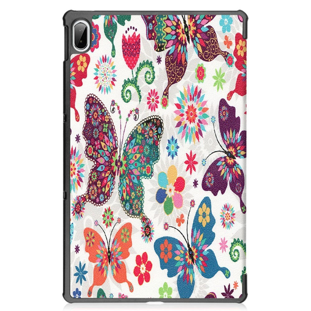 Lenovo Pad Plus Tri-Fold Leather Case - Butterflies