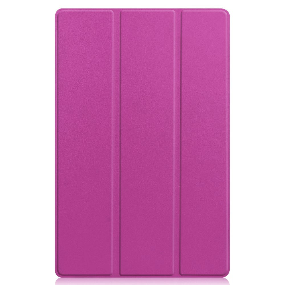 Lenovo Pad Pro Tri-Fold Leather Case - Purple