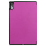 Lenovo Pad Pro Tri-Fold Leather Case - Purple