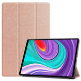 Lenovo Pad Pro Tri-Fold Leather Case - Rose Gold