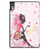 Lenovo Pad Pro Tri-Fold Leather Case - Flower Girl