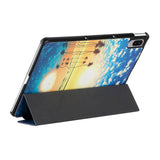 Lenovo Pad Pro / Tab P11 Pro Tri-Fold Leather Case - Sunset