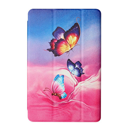 Lenovo Pad Pro / Tab P11 Pro Tri-Fold Leather Case - Colorful Butterflies