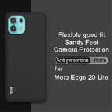 Motorola Edge 20 Lite IMAK UC-3 Series Flexible Plastic Case - Black