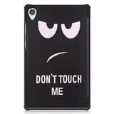 Lenovo Tab M8 (3rd Gen.) 8" Tri-fold Flip Case w. Auto Sleep/Wake Feature Function - "Don't Touch Me"