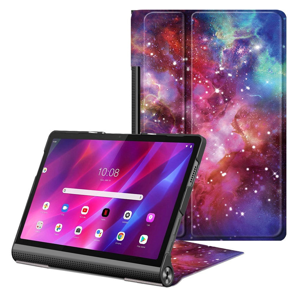 Lenovo Yoga Tab 11 Flip Case w. Standing Function - Galaxy