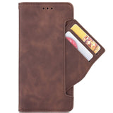 Motorola Moto G Stylus (2022) Soft leather Wallet Case - Brown