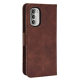 Motorola Moto G Stylus (2022) Soft leather Wallet Case - Brown