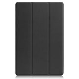 Lenovo Tab P12 Pro Tri-Fold Leather Case - Black