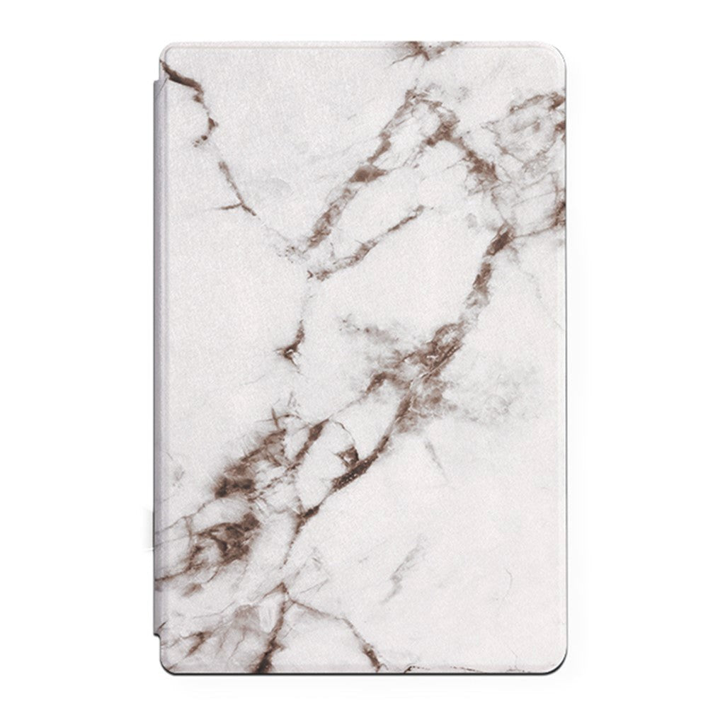 Lenovo Pad Plus Tri-Fold Flip Case - Marble - White