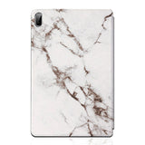 Lenovo Pad Plus Tri-Fold Flip Case - Marble - White