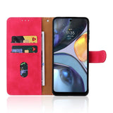 Motorola Moto G22 Leather Wallet Case - Pink