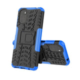 Motorola Moto G22 Cool Tyre Tough Case w. Stand - Black / Blue