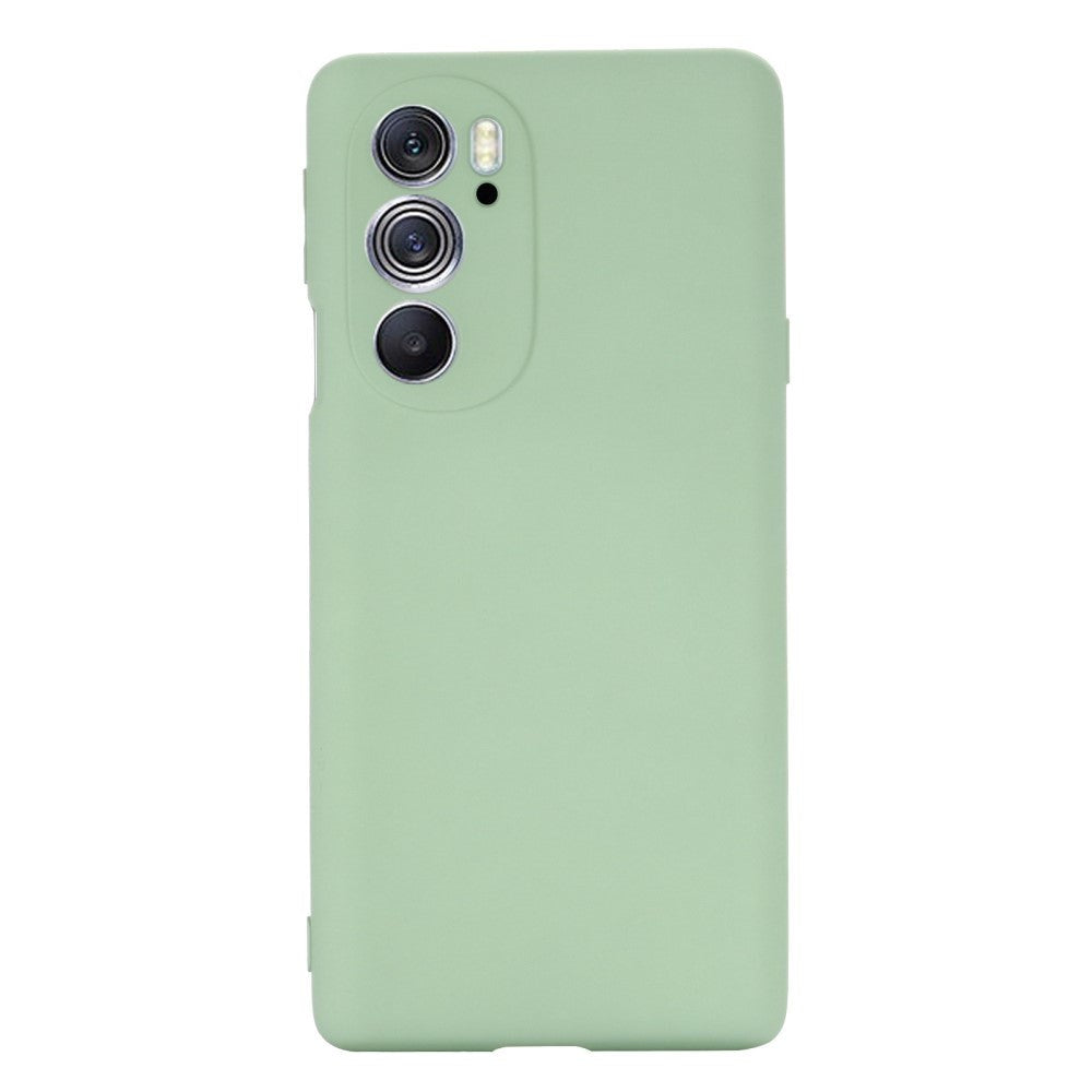 Motorola Edge 30 Pro Silicone Case w. Strap - Green