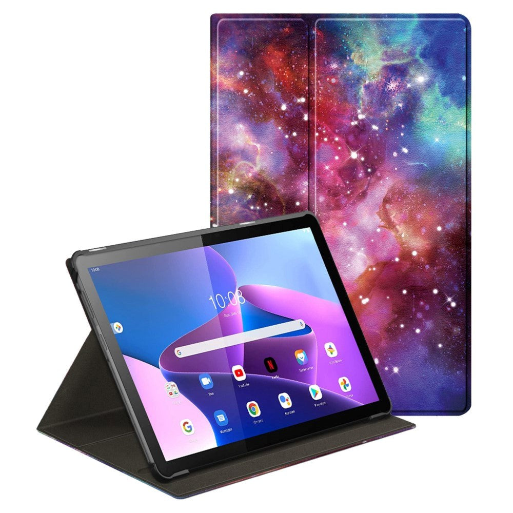 Lenovo Tab M10 (3. Gen) 10.1" (TB-328F/TB-328X) Case with Tri-Fold - Galaxy