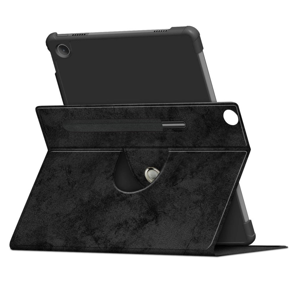 Lenovo Tab M10 Plus (3rd Gen) 10.6" (TB-125F / 128F) Case with 360 Degrees Stand Function & Pen Holder - Black