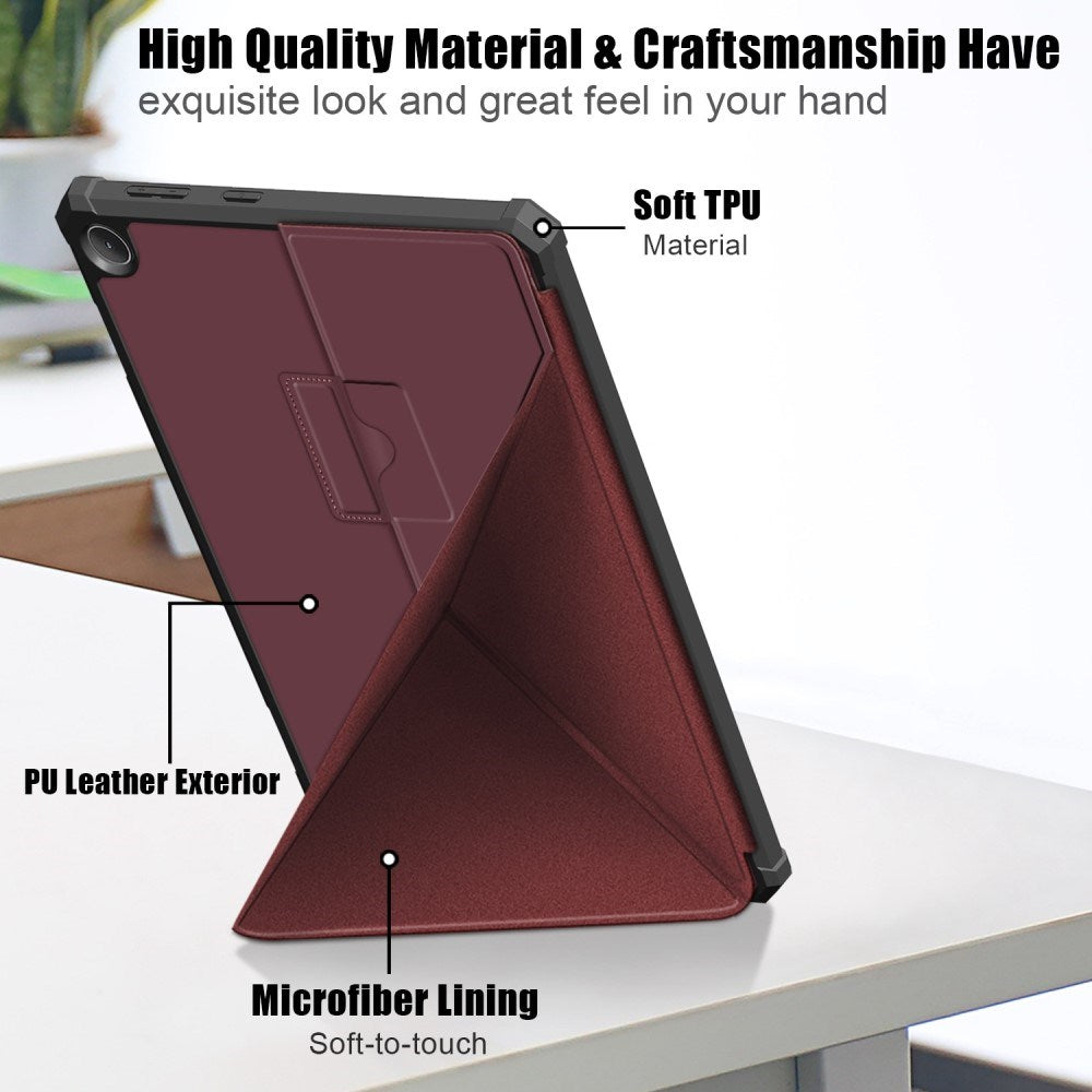 Lenovo Tab M10 (3. Gen) 10.1" (TB-328F/TB-328X) Flexible Origami Case - Red