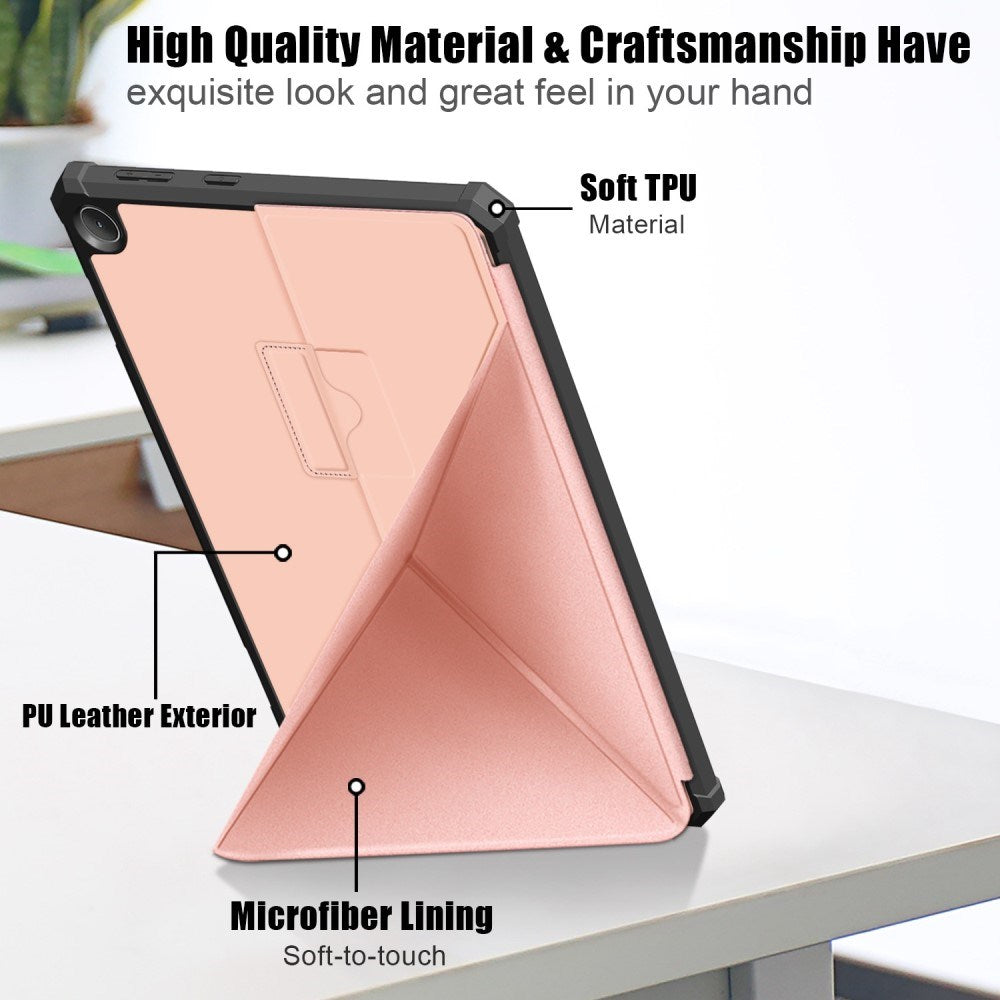 Lenovo Tab M10 (3. Gen) 10.1" (TB-328F/TB-328X) Flexible Origami Case - Pink