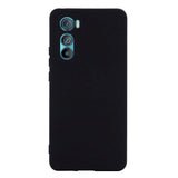 Motorola Edge 30 Silicone Case w. Strap - Black