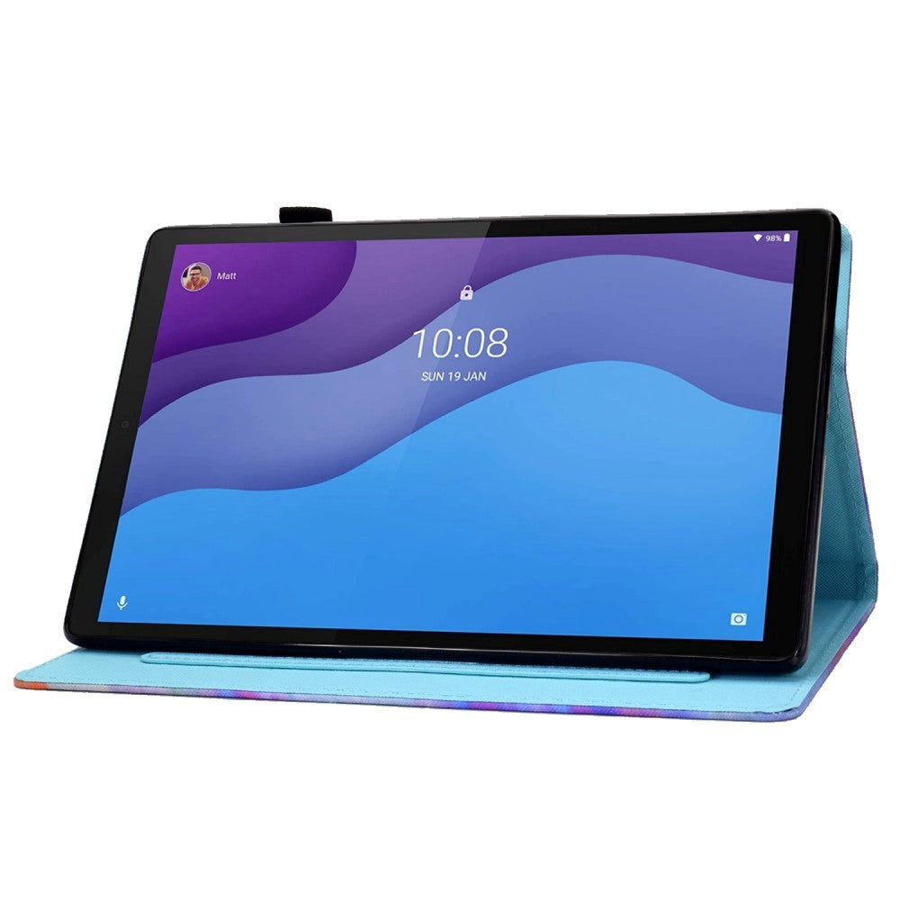 Lenovo Tab M10 (3. Gen) 10.1" (TB-328F/TB-328X) Flip Case w. Stand Function & Card Holder - Unicorn