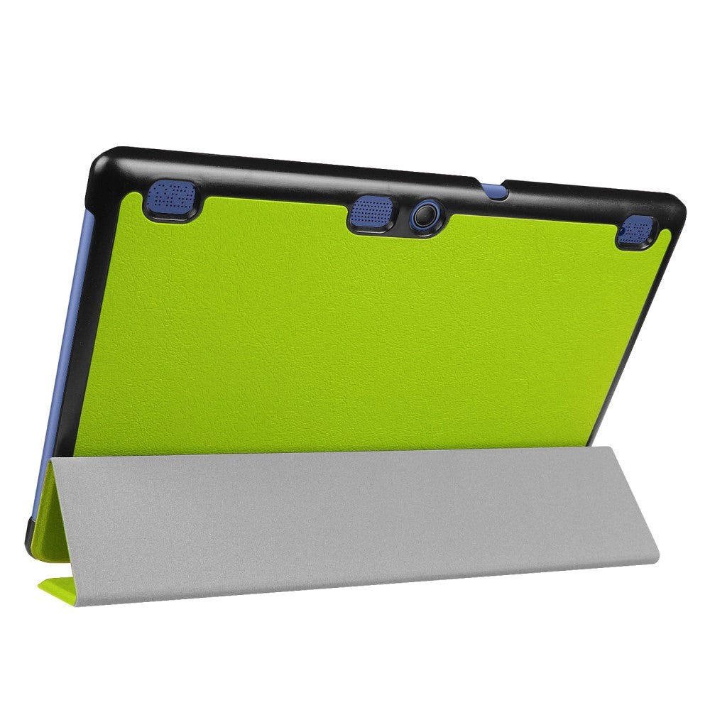 Lenovo Tab3 10 Tri-Fold Magnetic Hard Case Green