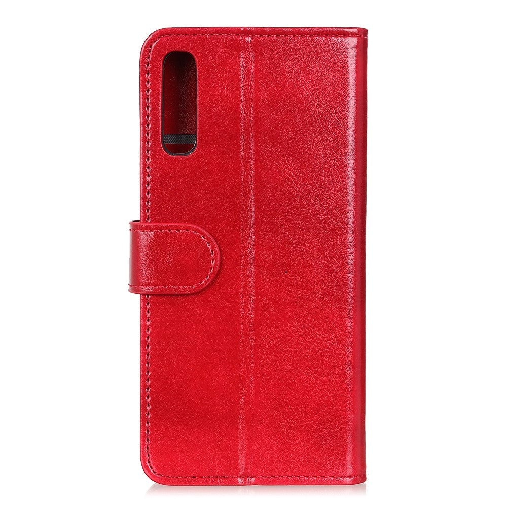 Xiaomi Mi 9 SE Neutral Leather Wallet Case Red