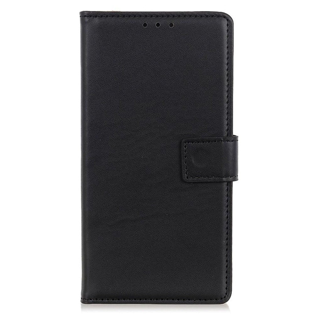 Xiaomi Redmi Note 8T Leather Wallet Case + Stand - Black / Brown