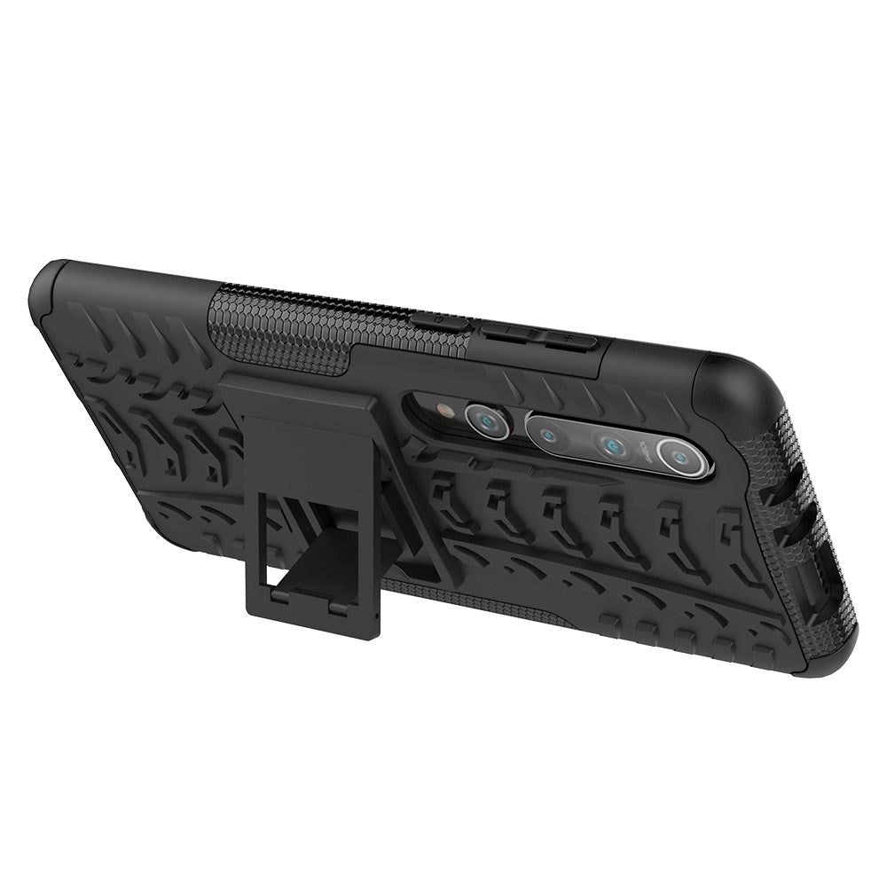 Xiaomi Mi 10 5G / Mi 10 Pro 5G Tough Case w. Stand - Black