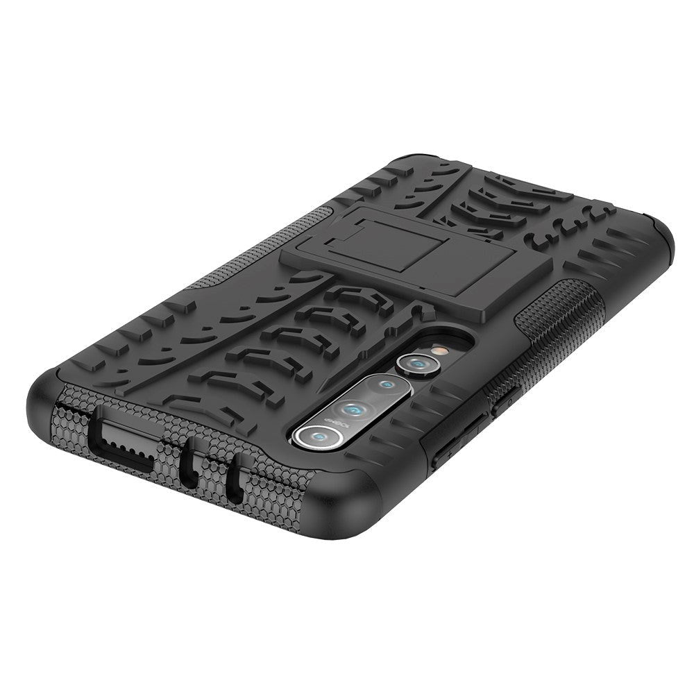 Xiaomi Mi 10 5G / Mi 10 Pro 5G Tough Case w. Stand - Black