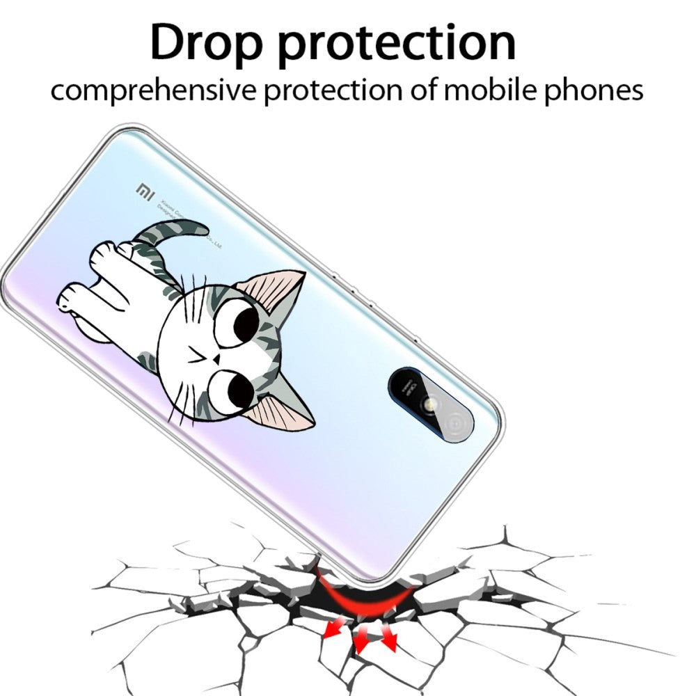 Xiaomi Redmi 9A / 9AT Plastic Case - Cute Cat