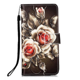 Xiaomi Mi 11 Leather Wallet Case - Roses