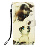 Xiaomi Mi 11 Leather Wallet Case - Cats