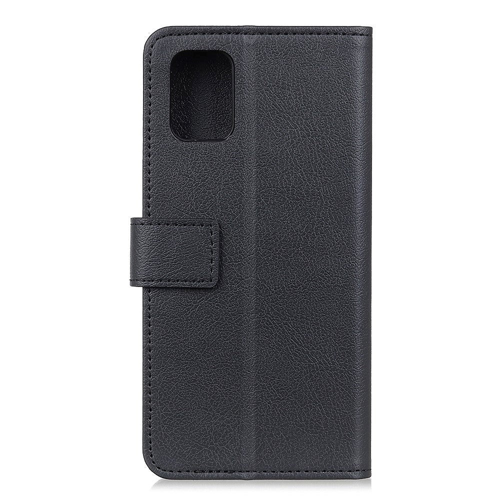 Xiaomi Redmi 9T Leather Wallet Case - Black