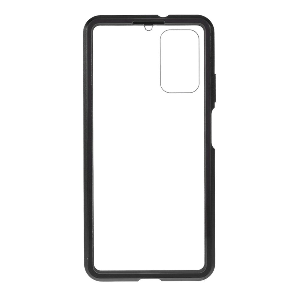 Xiaomi Poco M3 360⁰ Magnetic Case w. Glass Back & Front - Black