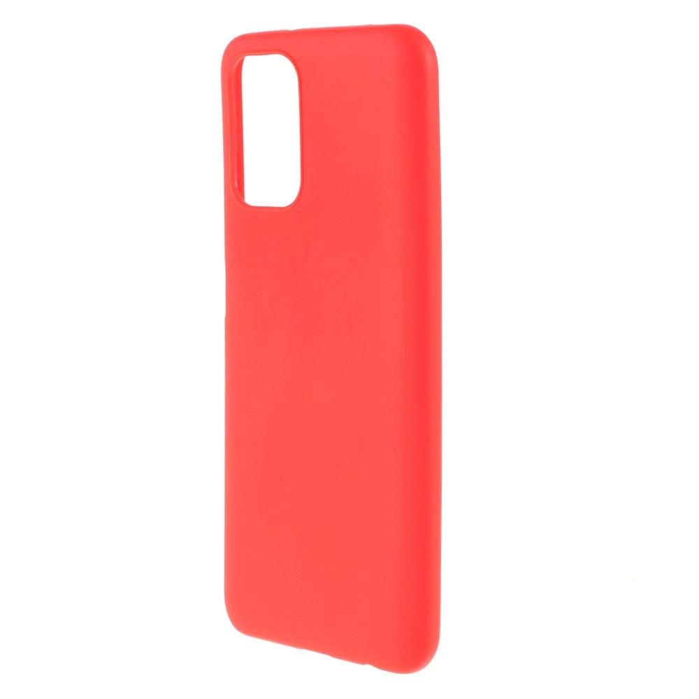 Xiaomi Poco M5S / Redmi Note 10S Flexible Case in Matt Plastic - Red