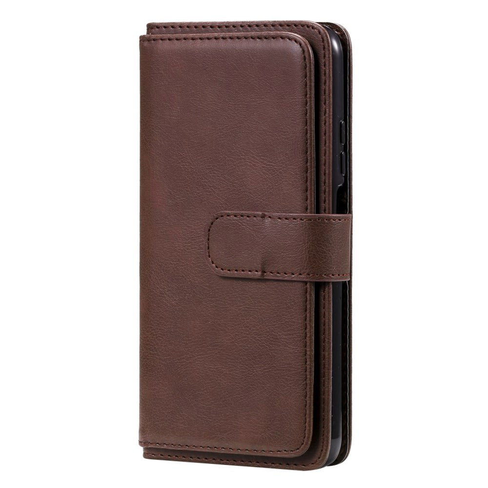 Xiaomi Poco M3 Flip Leather Case w. Extra Card Holder - Brown