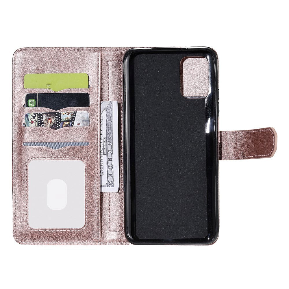 Xiaomi Poco M3 Flip Leather Case w. Extra Card Holder - Rose Gold