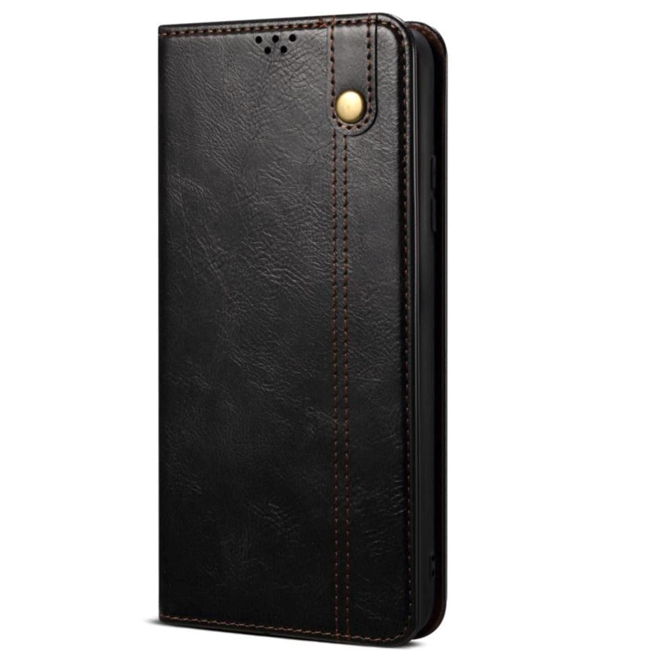 Xiaomi 11T / 11T Pro Neutral Leather Wallet Case - Black