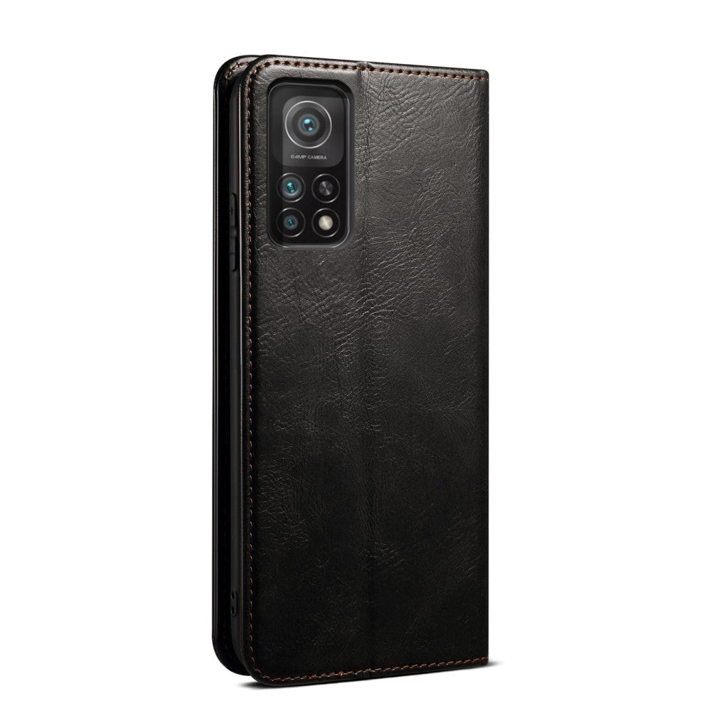 Xiaomi 11T / 11T Pro Neutral Leather Wallet Case - Black