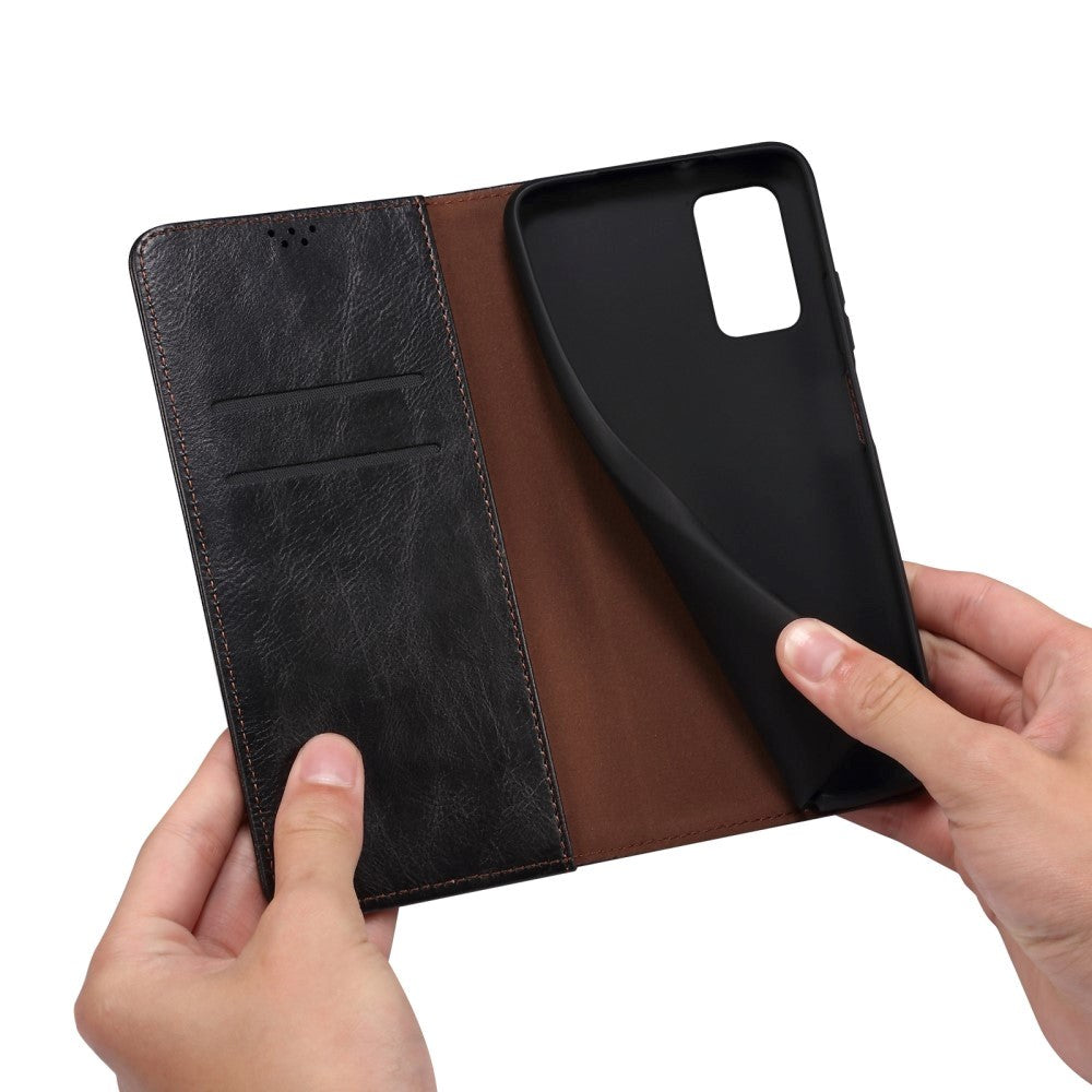 Xiaomi 11T / 11T Pro Neutral Leather Wallet Case - Black