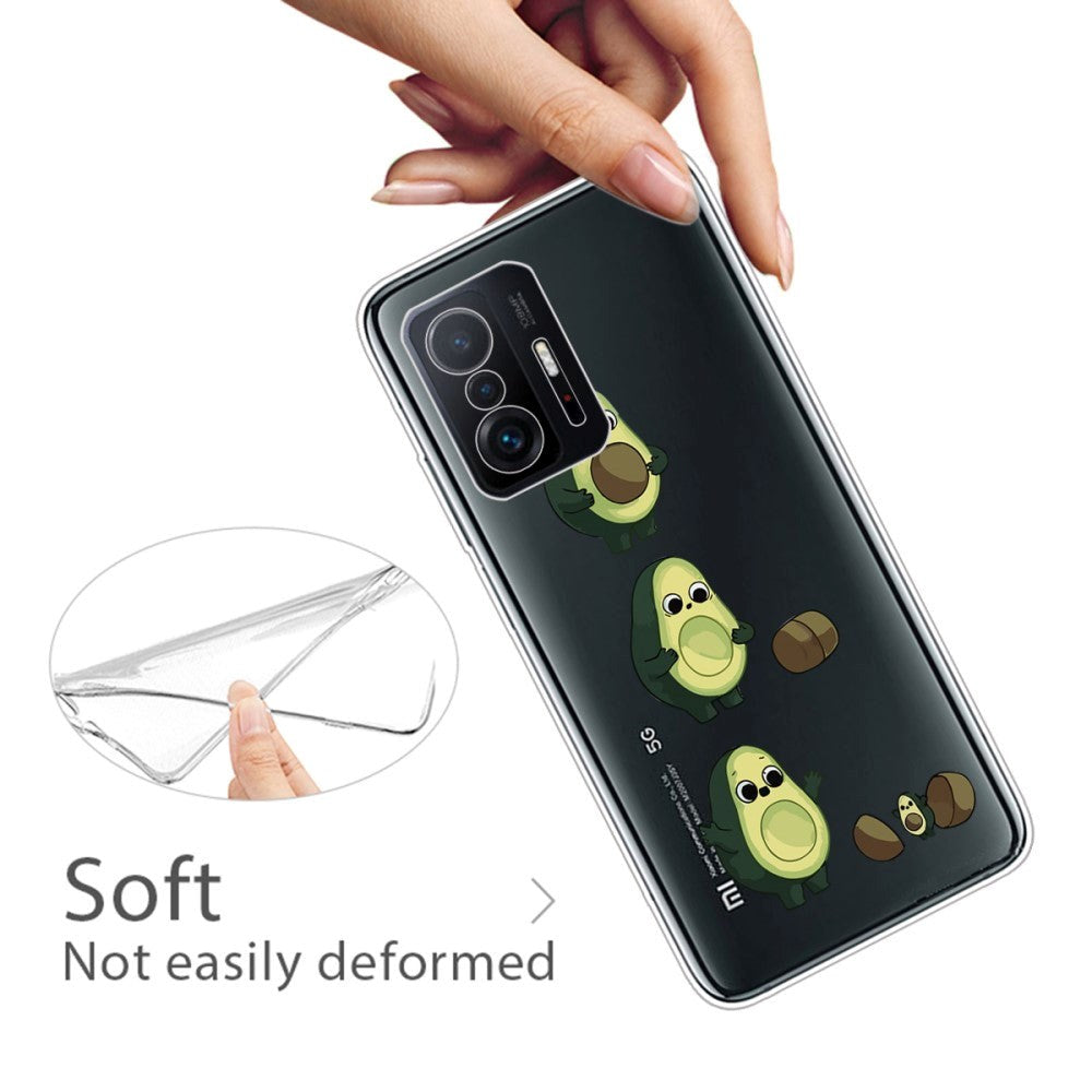 Xiaomi 11T / 11T Pro Flexible Plastic Case with Print - Avocado