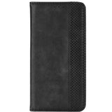 Xiaomi Redmi Note 11 Pro + (Plus) Vintage Look Leather Wallet Case - Black