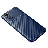 Xiaomi Redmi Note 11 / 11S Carbon Fiber Flexible Plastic Case - Blue