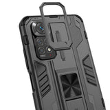 Xiaomi Redmi Note 11 / 11S Hybrid Tough Case with Kickstand - Black