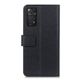 Xiaomi Redmi Note 11 / 11S Leather Wallet Case - Black