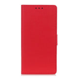 Xiaomi Redmi Note 11 / 11S Leather Wallet Case - Red